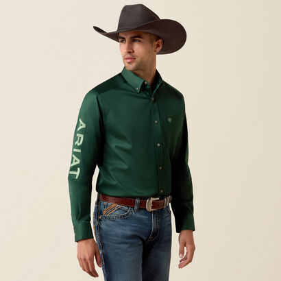 Team Logo Twill Classic Fit Shirt Front
