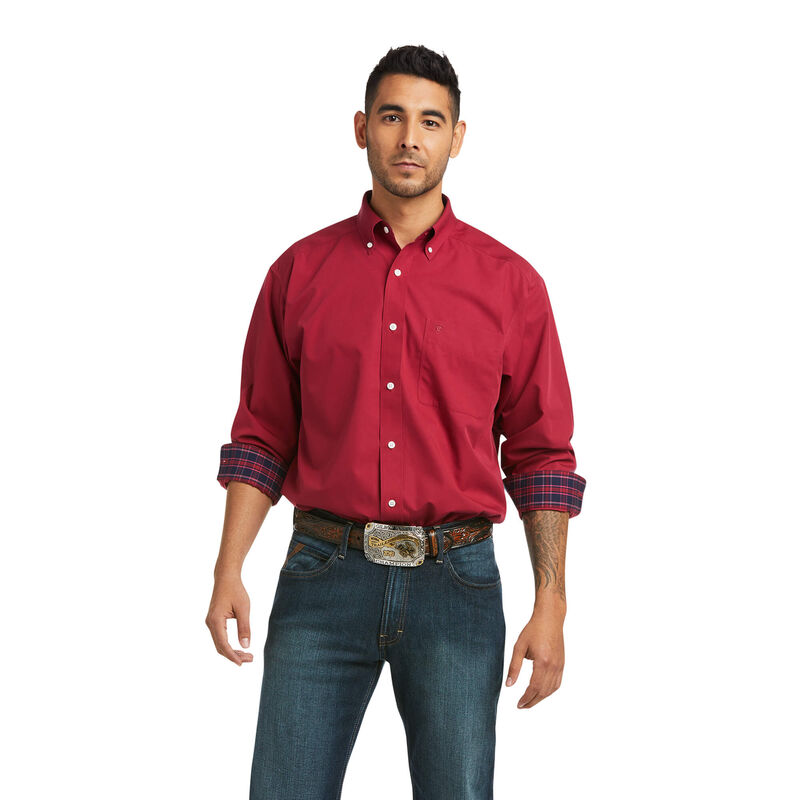 Wrinkle Free Solid Classic Fit Shirt