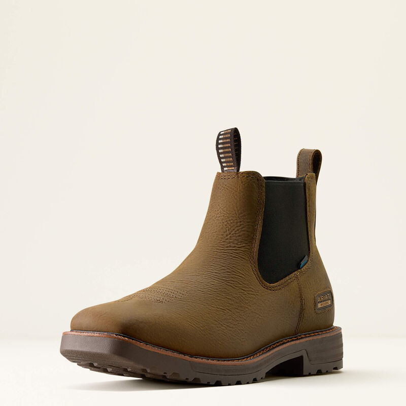 Activator Chelsea Waterproof Wide Square Toe Work Boot 3-4 Front