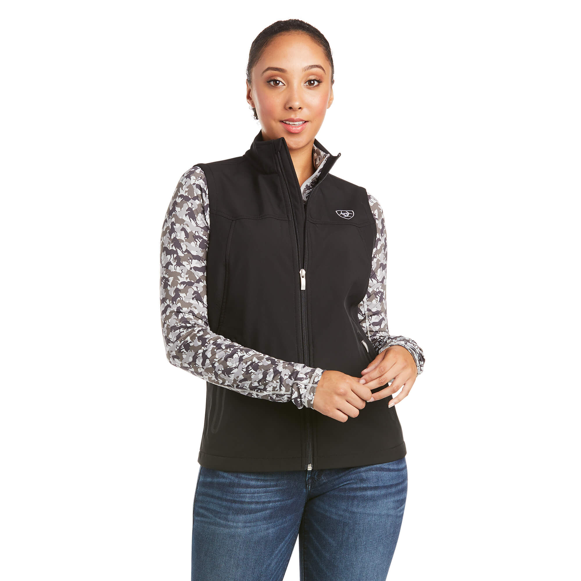 ariat women's vests clearance