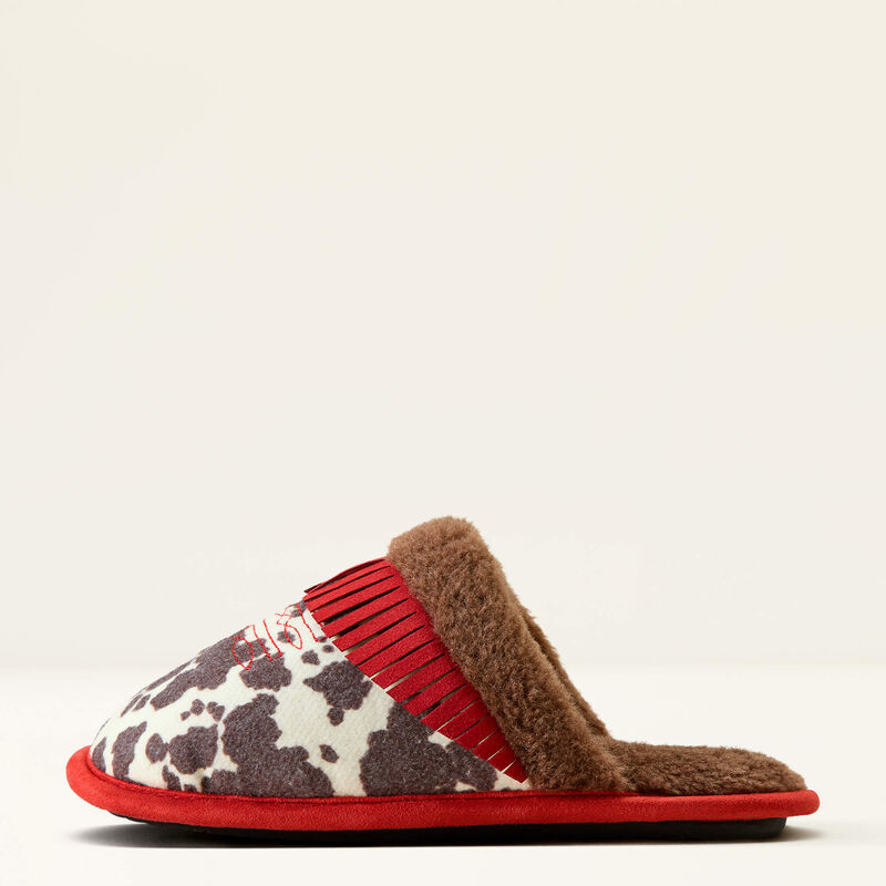Rosie Scuff Pony Slipper Side
