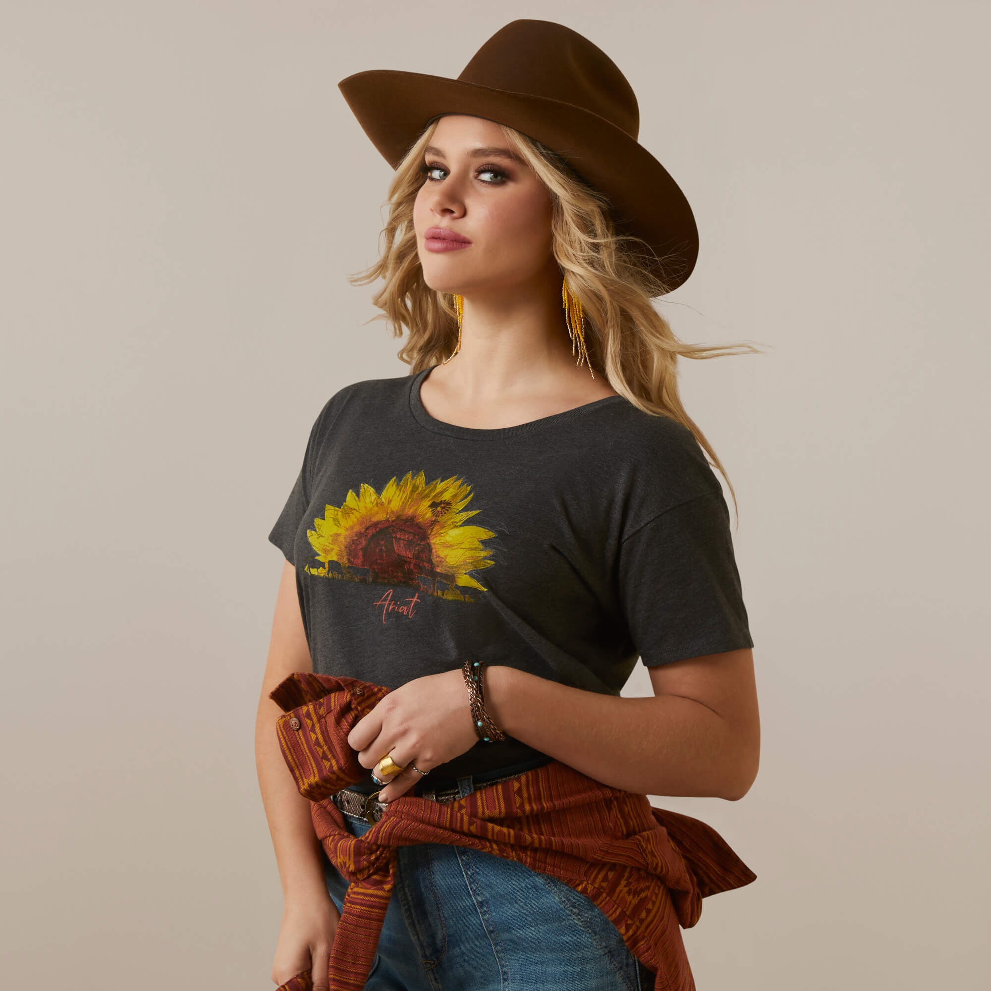 Ariat Sunflower Cow T-Shirt | Ariat