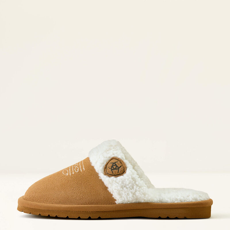 Jackie Square Toe Slipper Side