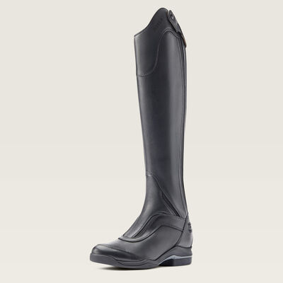Ariat Ascent Womens Riding Boot - Black Knit/Red - Footwear from Oakfield