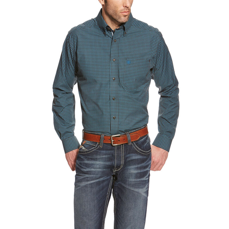 Malone LS Ftd Perf Fitted Shirt | Ariat