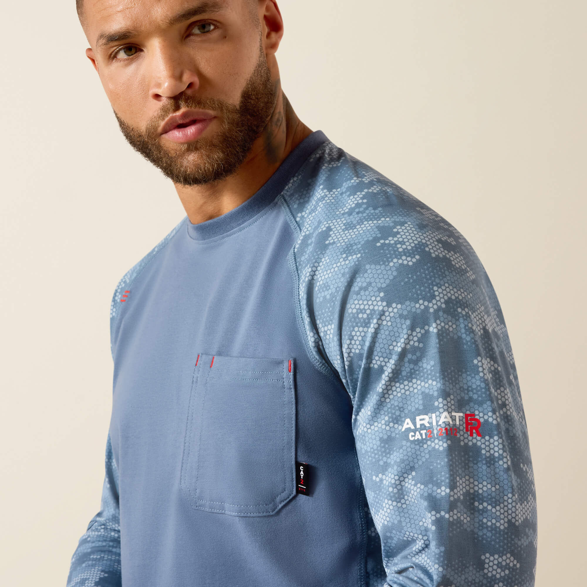 FR Stretch Camo Baseball T-Shirt - thumbnail 8