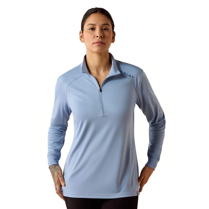 Rebar Sunblocker 1/2 Zip T-Shirt Front