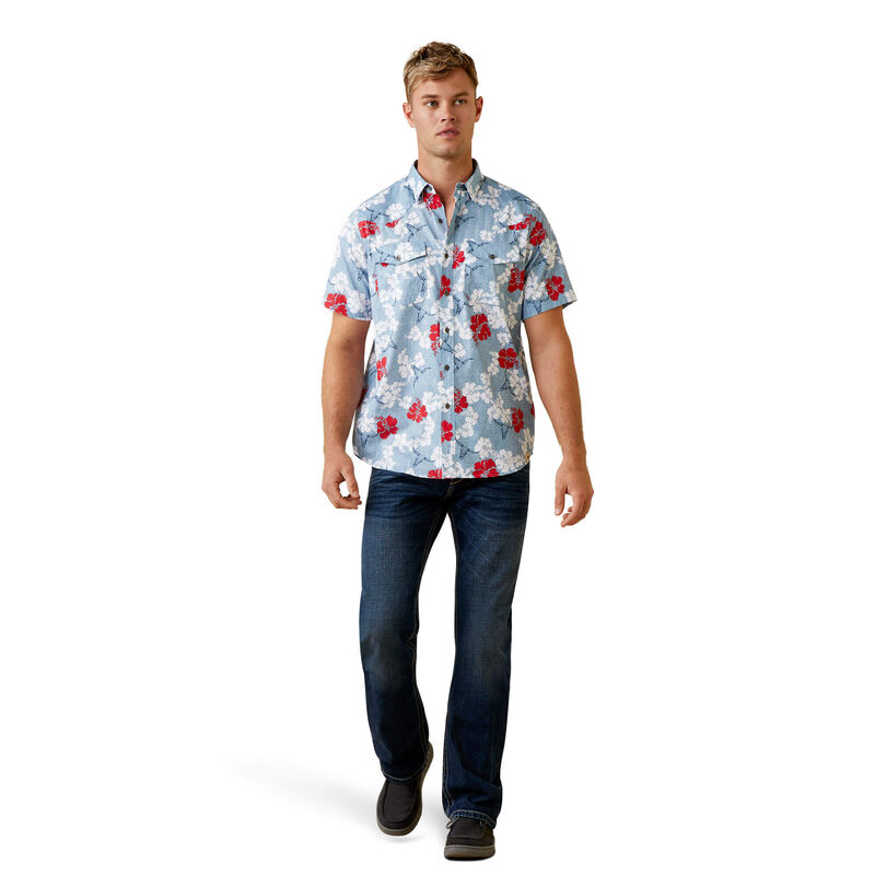 Venttek Western Aloha Fitted Shirt