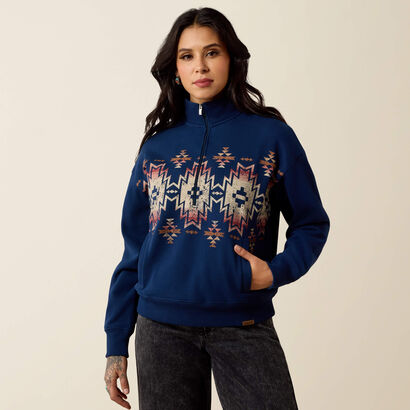 Fern 1/2 Zip Sweatshirt Front