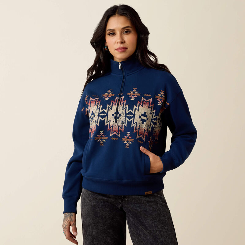 Fern 1/2 Zip Sweatshirt Front