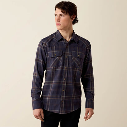 Retro Haas Fitted Snap Shirt Front