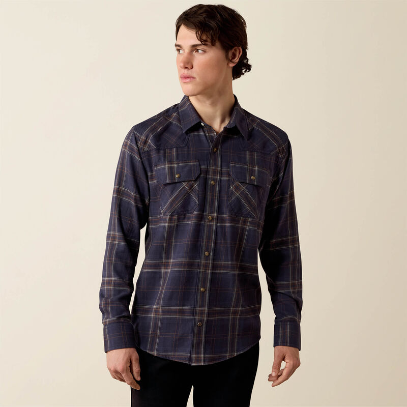 Retro Haas Fitted Snap Shirt Front