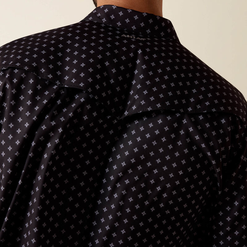 Printed VentTEK Western Fitted Snap Shirt 03