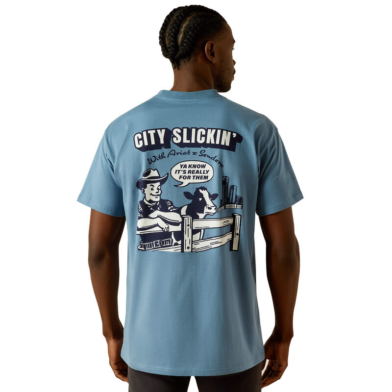 Sendero Country Fences T-Shirt Back
