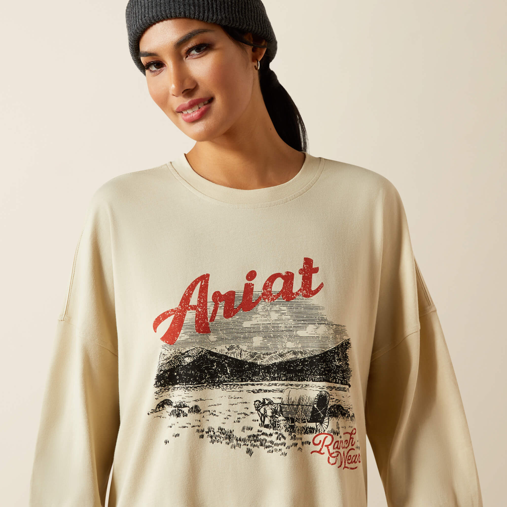 Canvas Oversized T-Shirt | Ariat