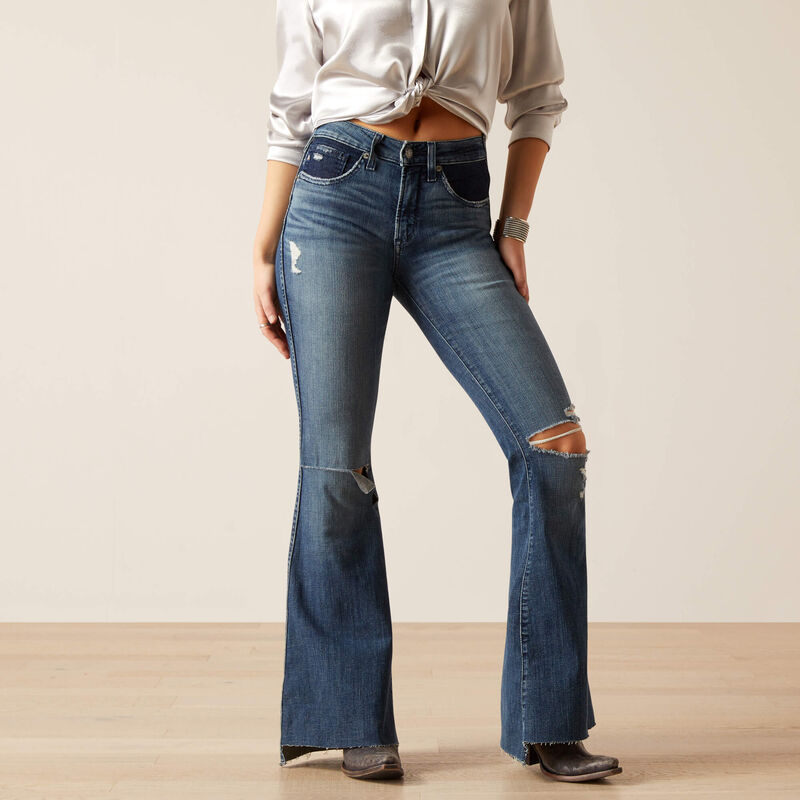 Ariat Women's R.E.A.L. High Rise Thea Flare Jeans