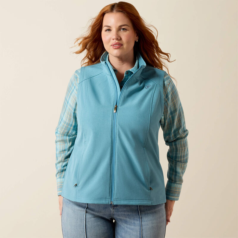 Ariat Logo Softshell Vest Front Plus