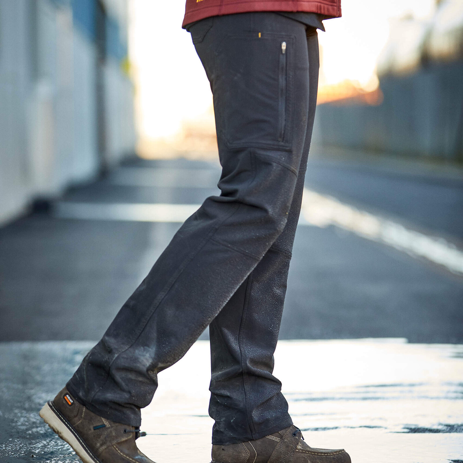 Rebar DuraStretch DriTEK Softshell Straight Leg Pant — Black by Ariat