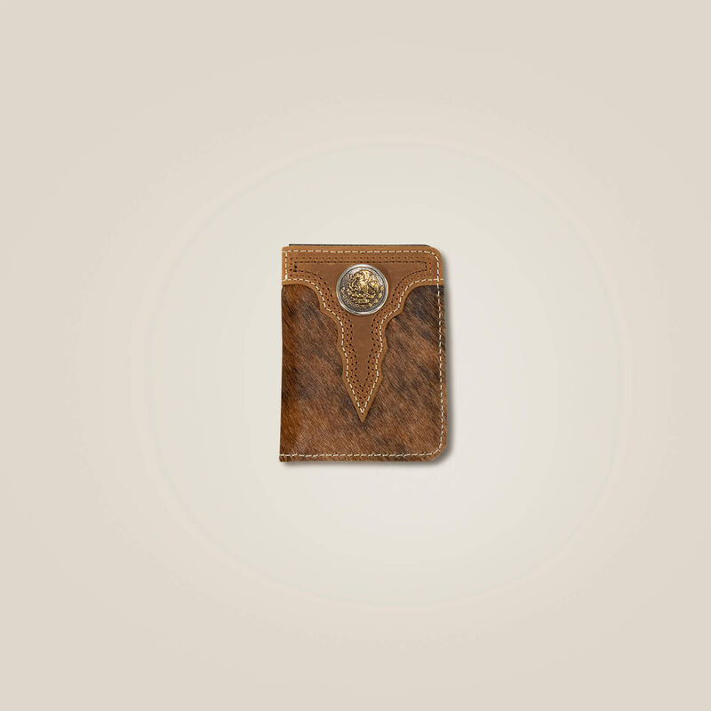 Camel Active Eagle RFID Wallet - Genuine Leather Bifold For Men (Brown/Black)