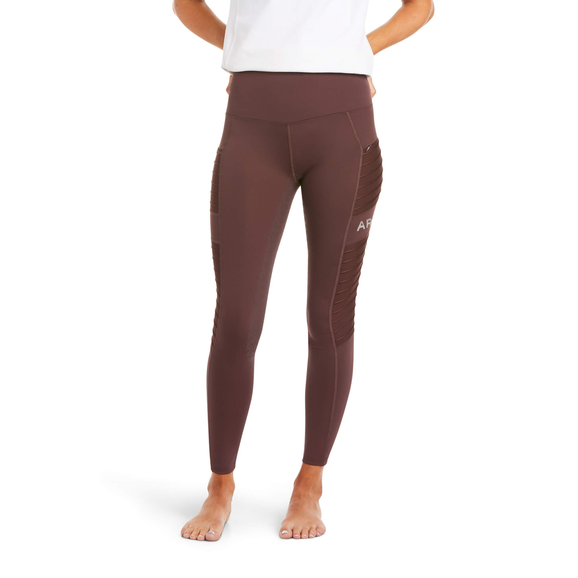 Cocoa All Sizes Ariat Eos Moto Knee Patch Womens Pants Riding Tights 