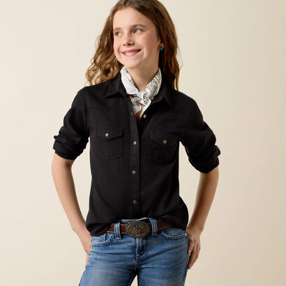 Valentina Western Snap Shirt Front