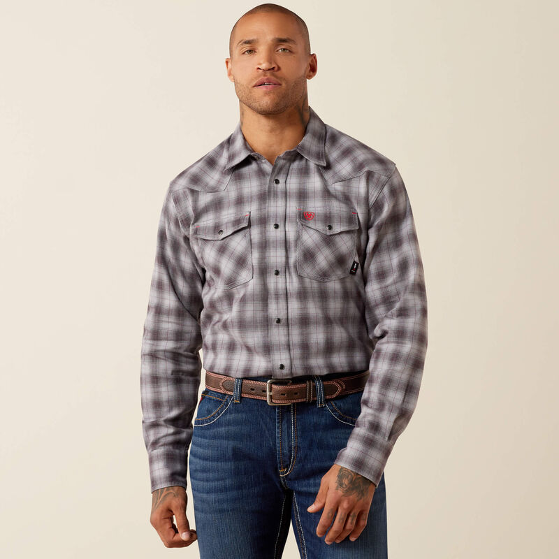 FR Rob Retro Fit Snap Work Shirt Front