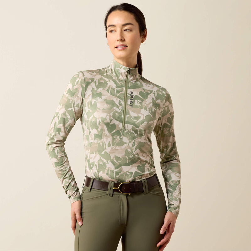 Lunaveil 1/2 Zip Baselayer Front