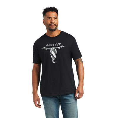 Ariat Steer Skull USA T-Shirt
