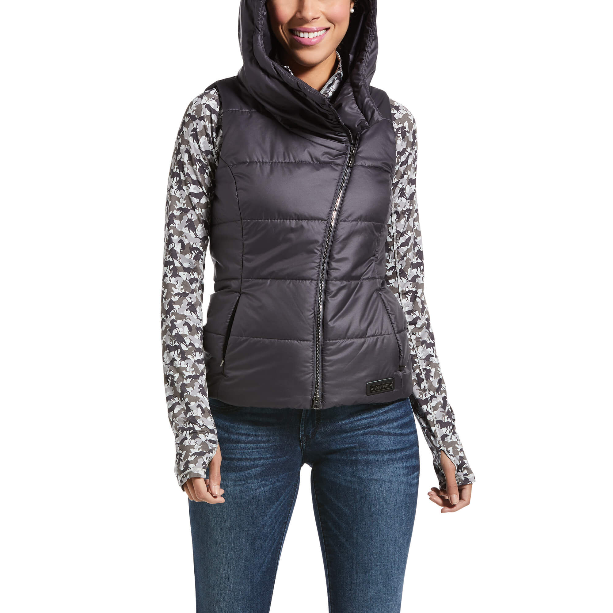 ariat women's vests clearance