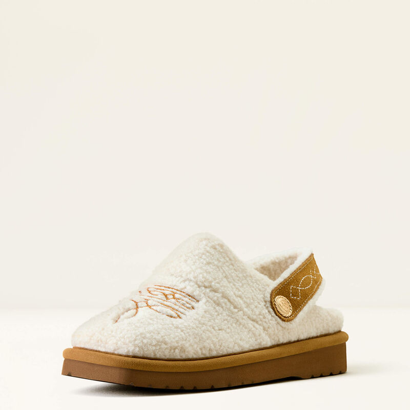 Jackie Square Toe Sling Back Slipper 3-4 Front