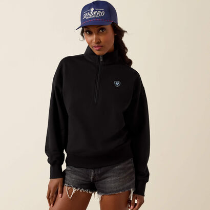 Holiday 1/2 Zip Sweatshirt Front