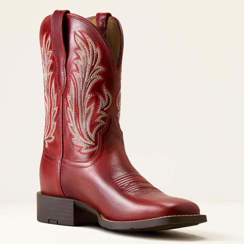 Round Up Filly Wide Square Toe Western Boot Medial