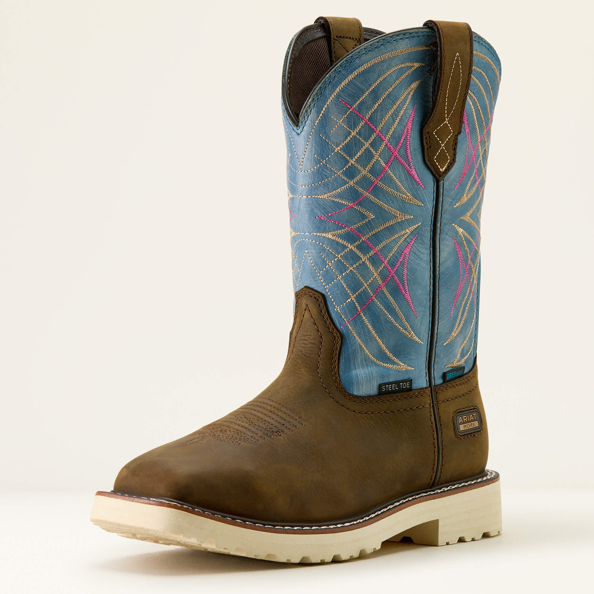 Activator Waterproof Wide Square Toe Steel Toe Work Boot-Ariat