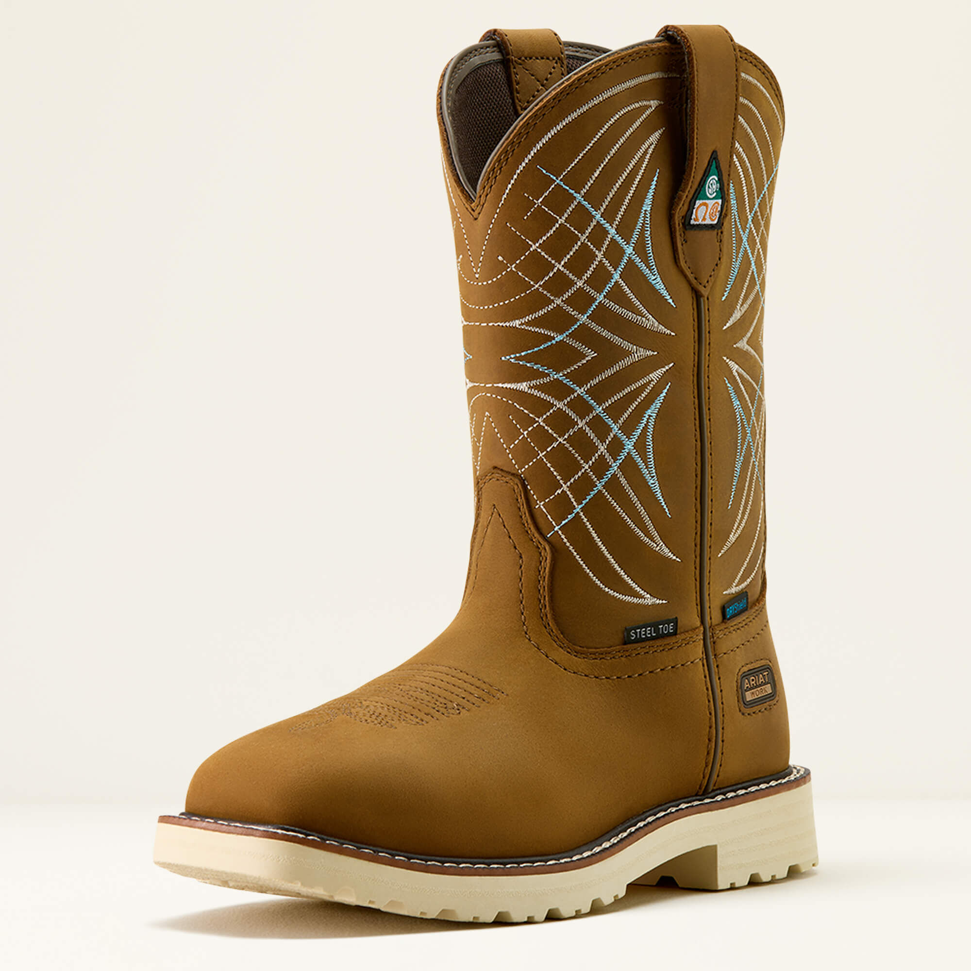 Activator CSA Waterproof Wide Square Toe Steel Toe Work Boot-Ariat