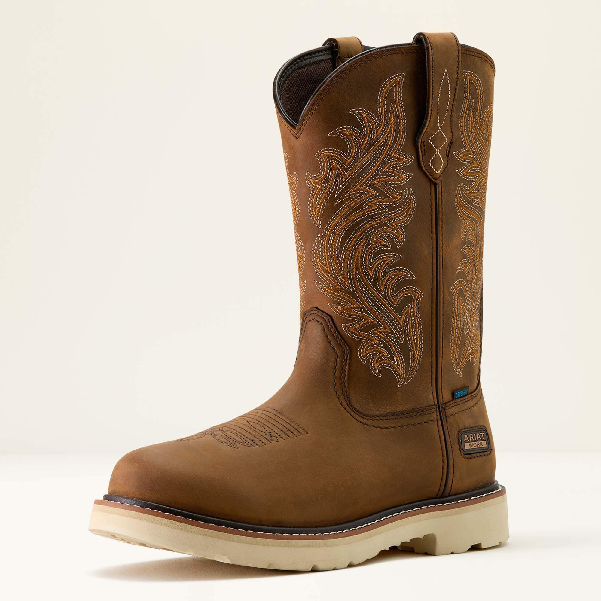 Activator Argo Waterproof Round Toe  Work Boot-Ariat