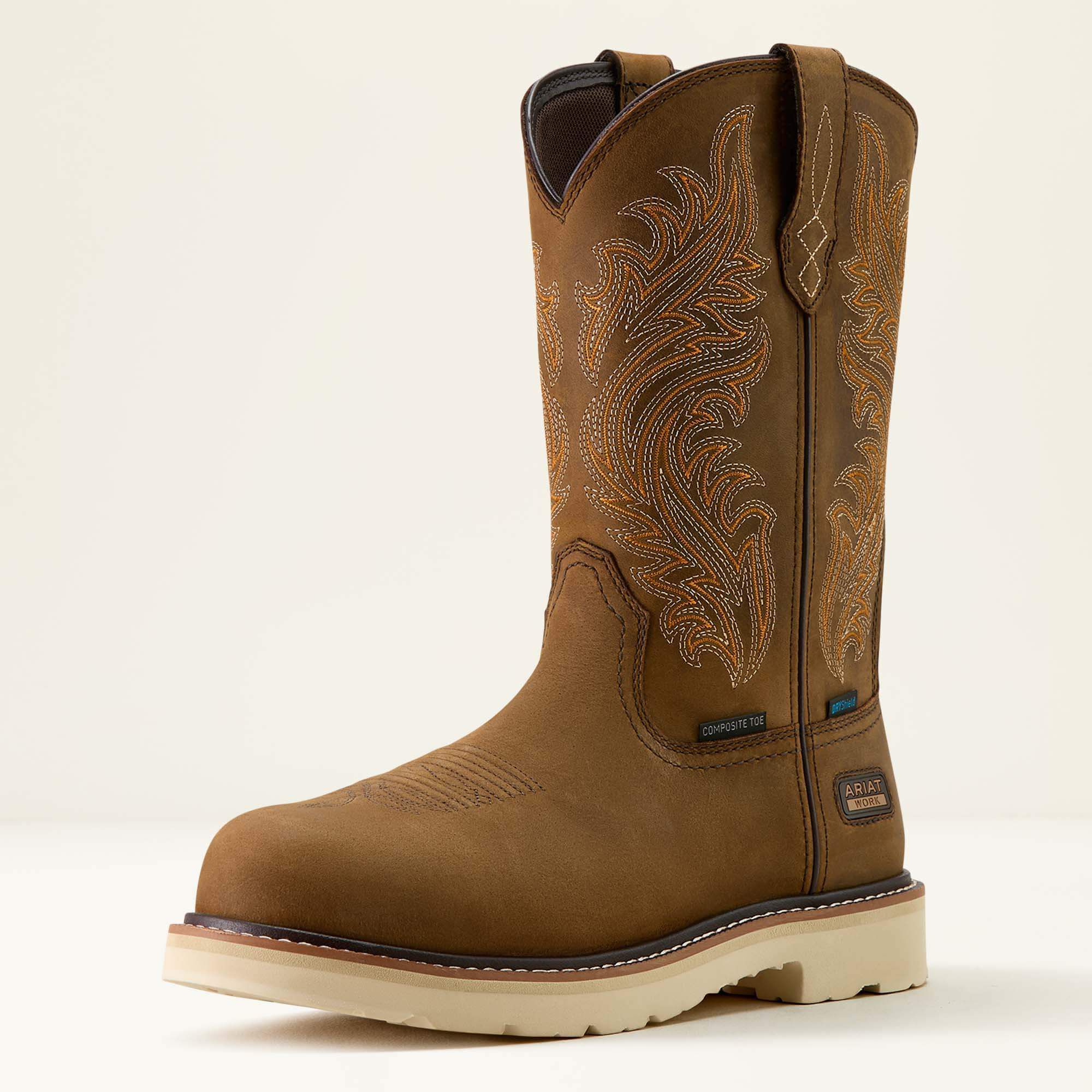 Activator Argo Waterproof Round Toe Composite Toe Work Boot-Ariat