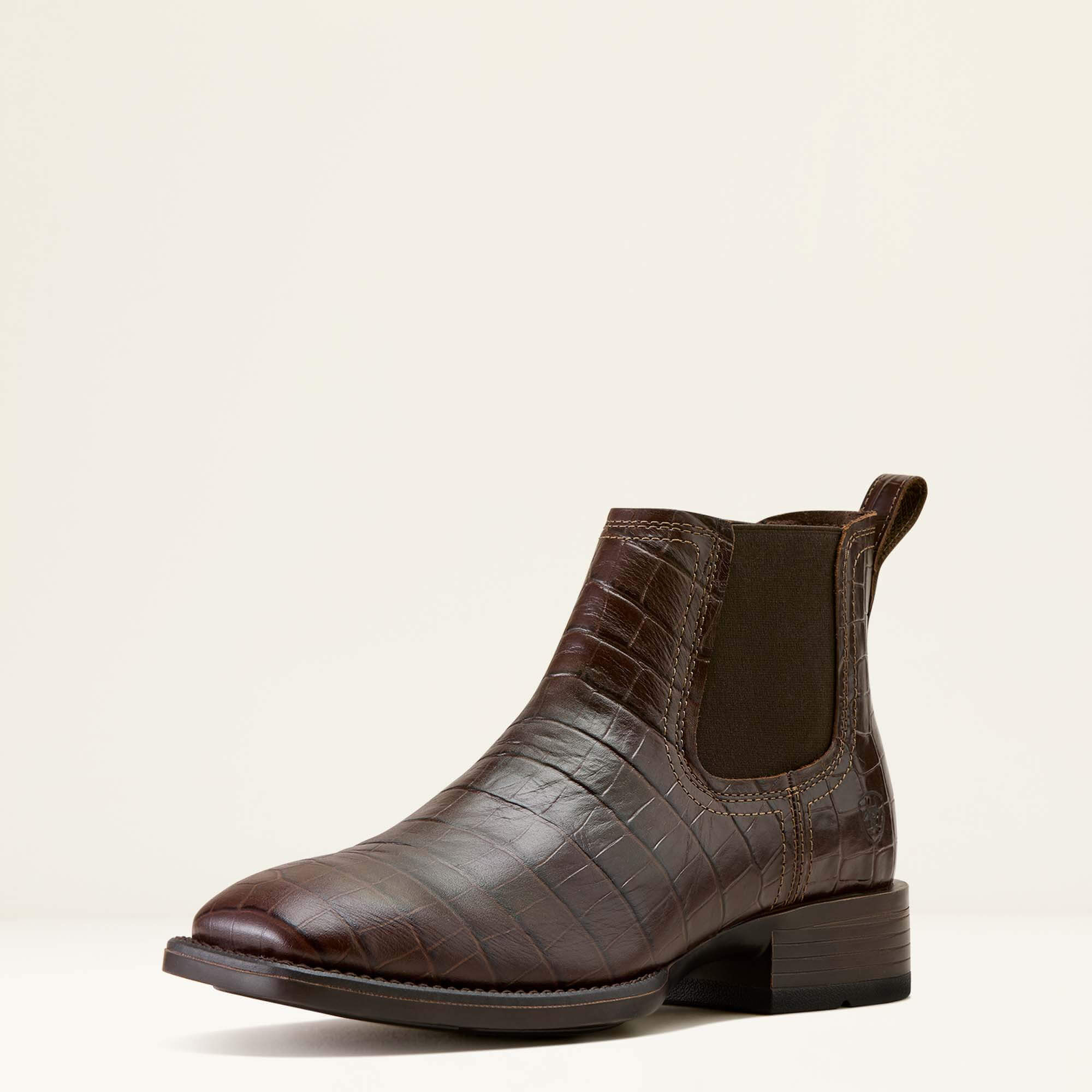 Booker Chelsea Wide Square Toe Western Boot-Ariat