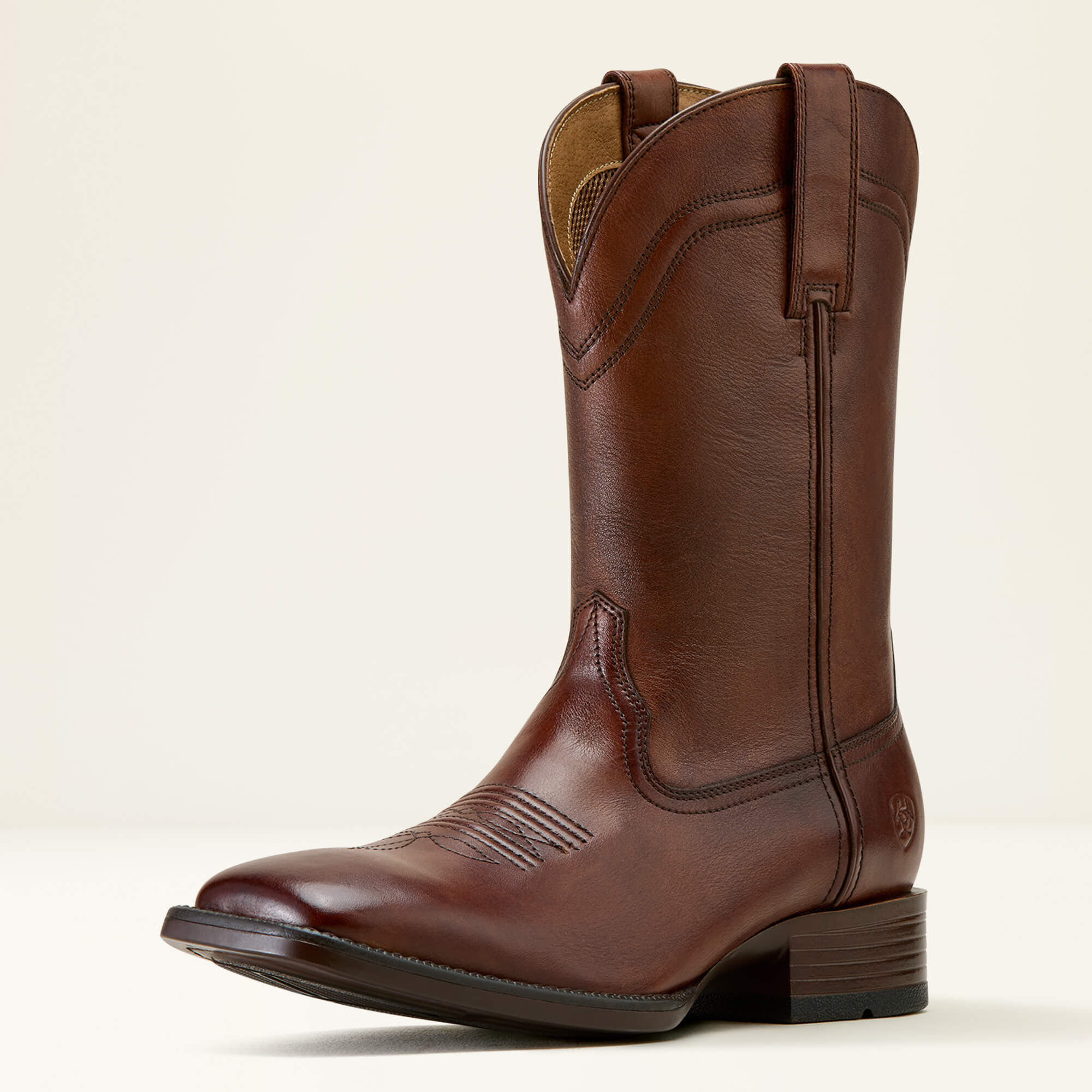 Alden Wide Square Toe Western Boot-Ariat