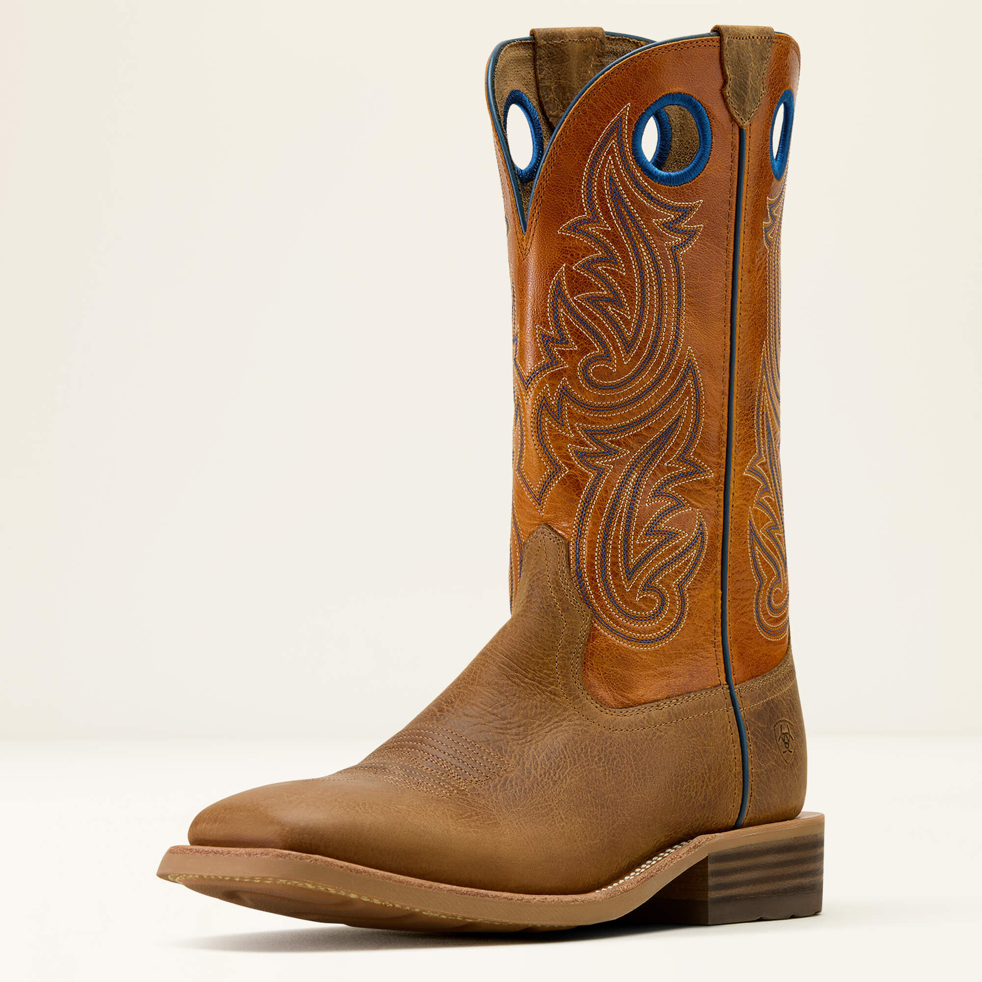 Highland Toughstock Wide Square Toe Cowboy Boot-Ariat