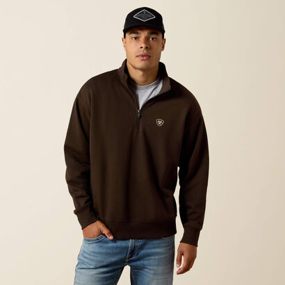 Holiday 1/4 Zip Sweatshirt Front