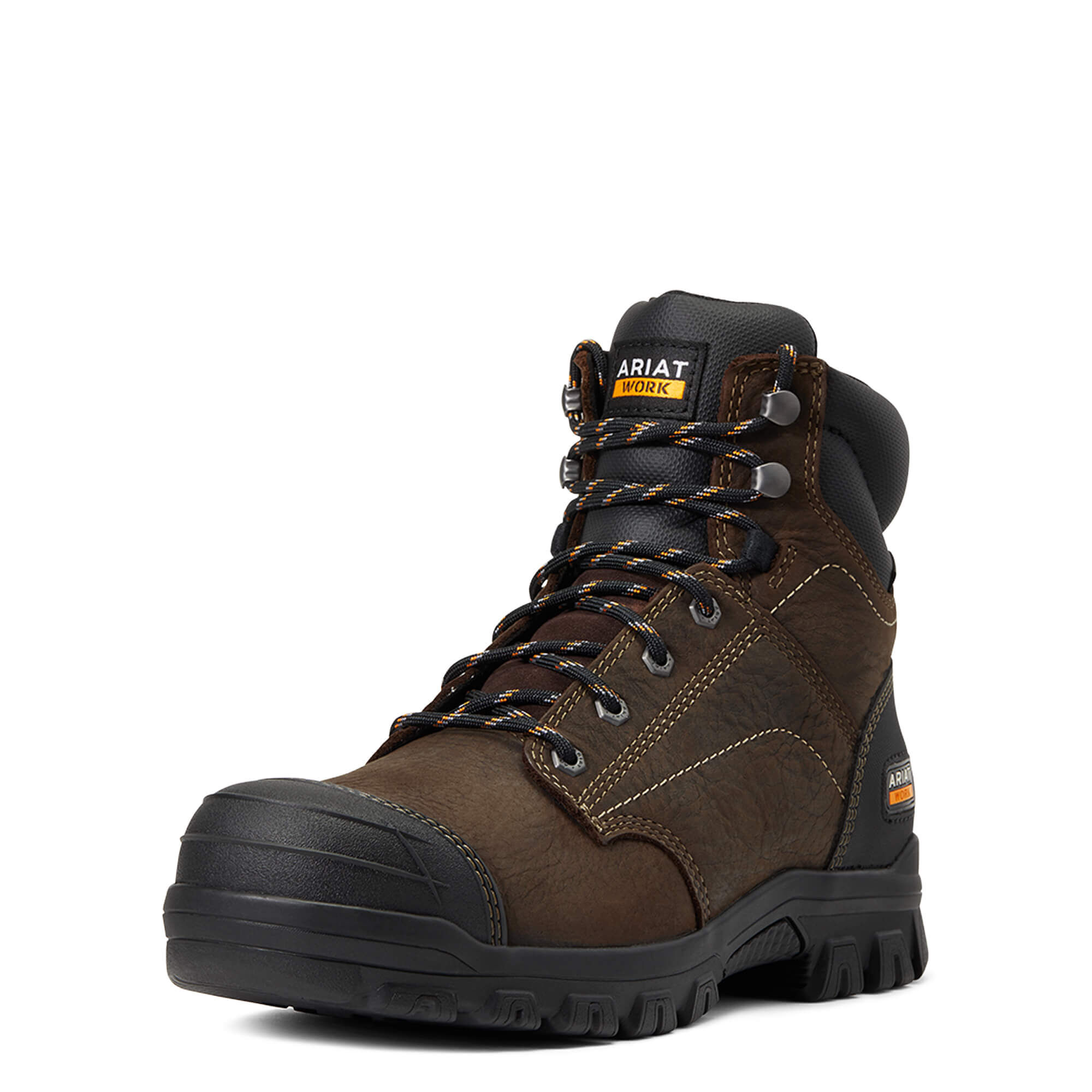 Pro Tradesman Farmers Mechanics Builders Brown Leather Dealer Work Safety Boots 