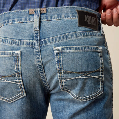 M2 Traditional Relaxed Beckett Boot Cut Jeans Back