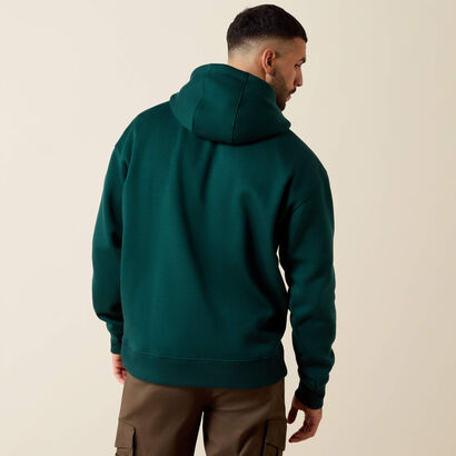 Rebar Workman Graphic Hoodie Back