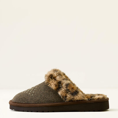 Jackie Cowgirl Square Toe Slipper Side