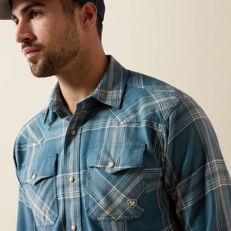 Retro Herron Fitted Snap Shirt 01