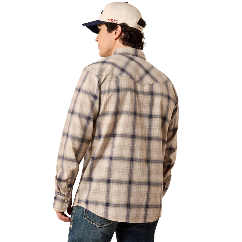 Retro Hudde Fitted Snap Shirt Back