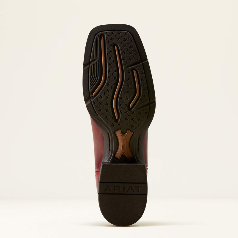 Round Up Filly Wide Square Toe Western Boot Sole