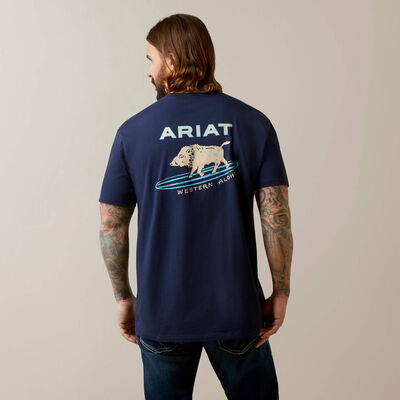 Surf Boar Western Aloha T-Shirt