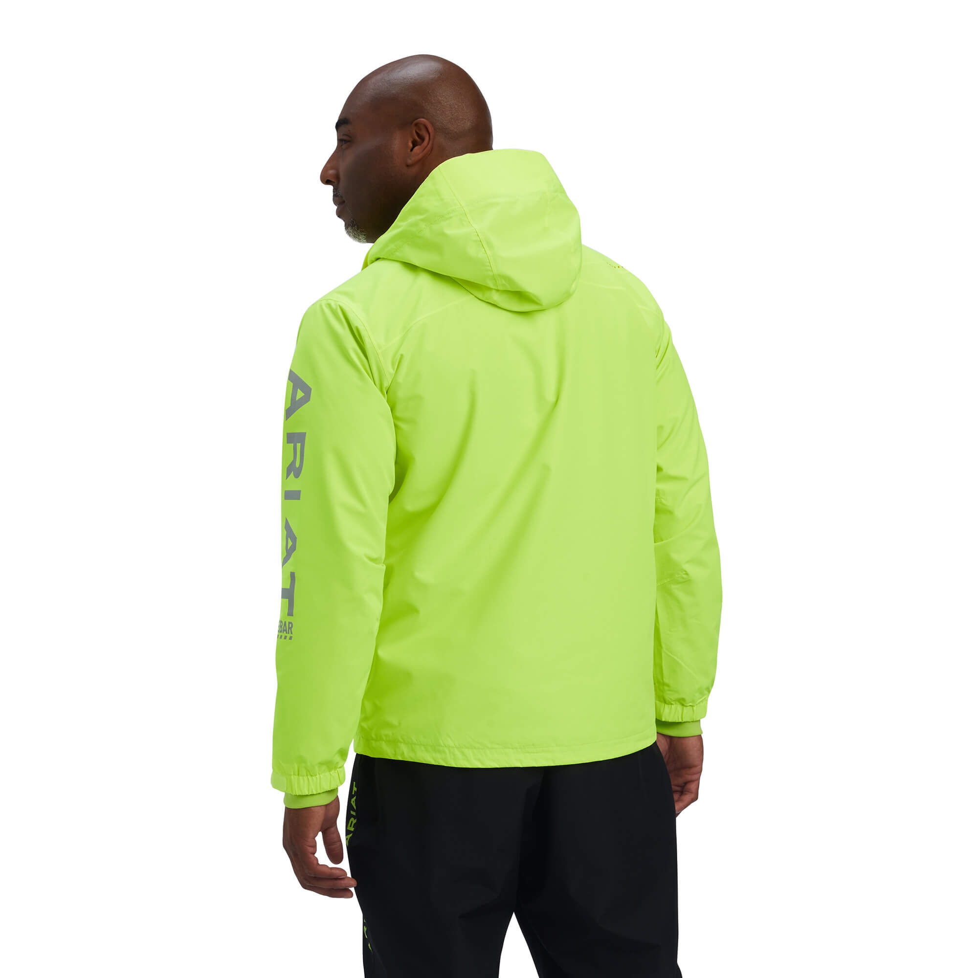 Ariat Men's Rebar Stormshell Safety Yellow Waterproof Work Jacket