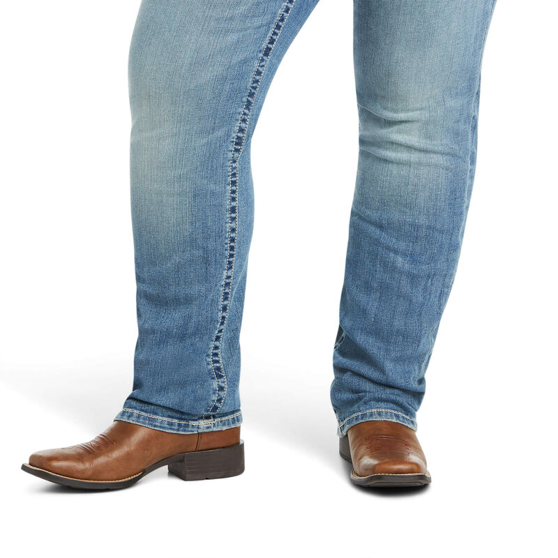 R.E.A.L. Mid Rise Stretch Whitney Stackable Straight Leg Jean